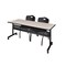 Kobe Rectangle FlipTop Table, 72" W, 29" H, Laminate Top, Maple MKFTM7224PL47BK - alternate 1